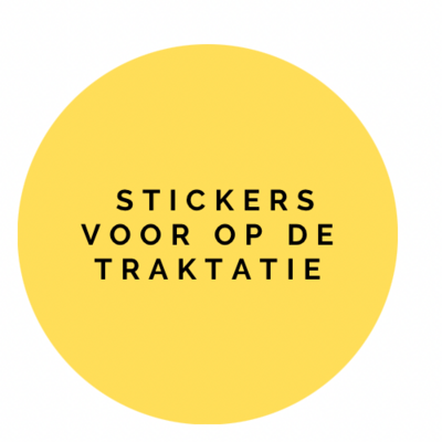 Stickers Voor Op De Traktatie