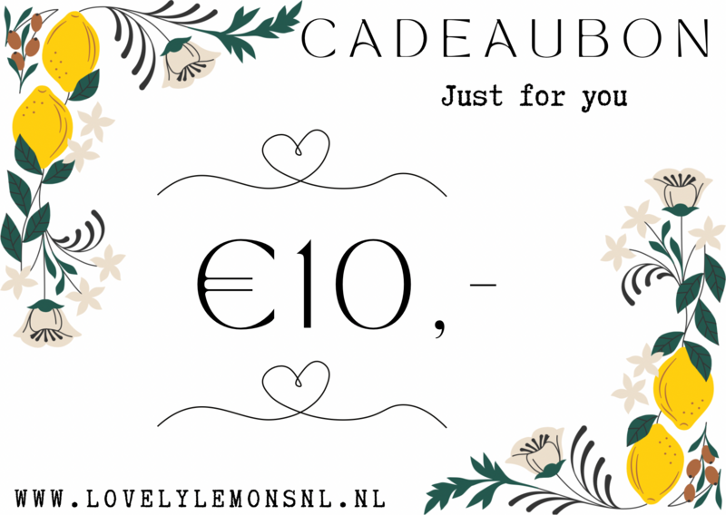 Cadeaubon Lovely Lemons 10,00