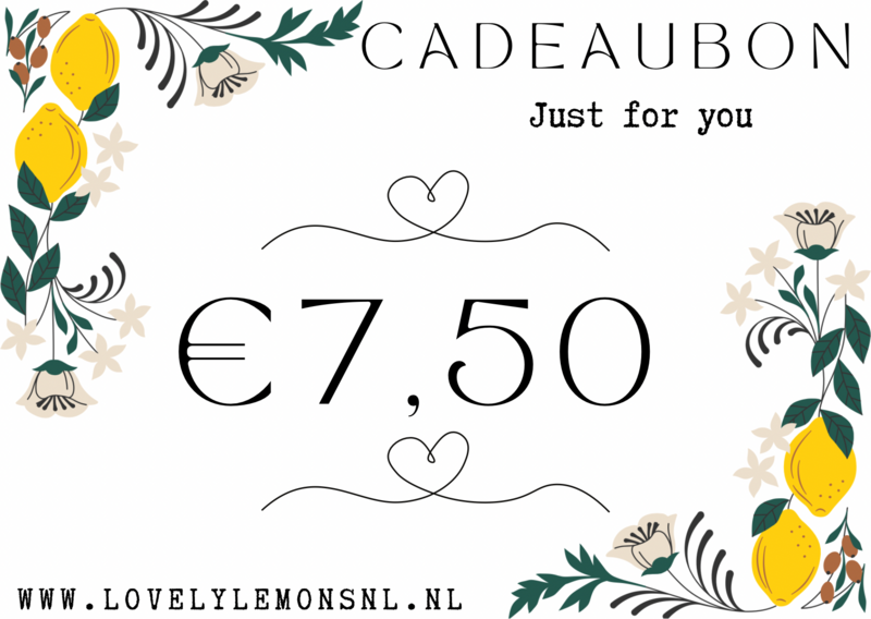 Cadeaubon Lovely Lemons 7,50
