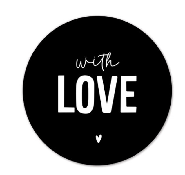 Liefz : Stickers - With love Per 10 Stks