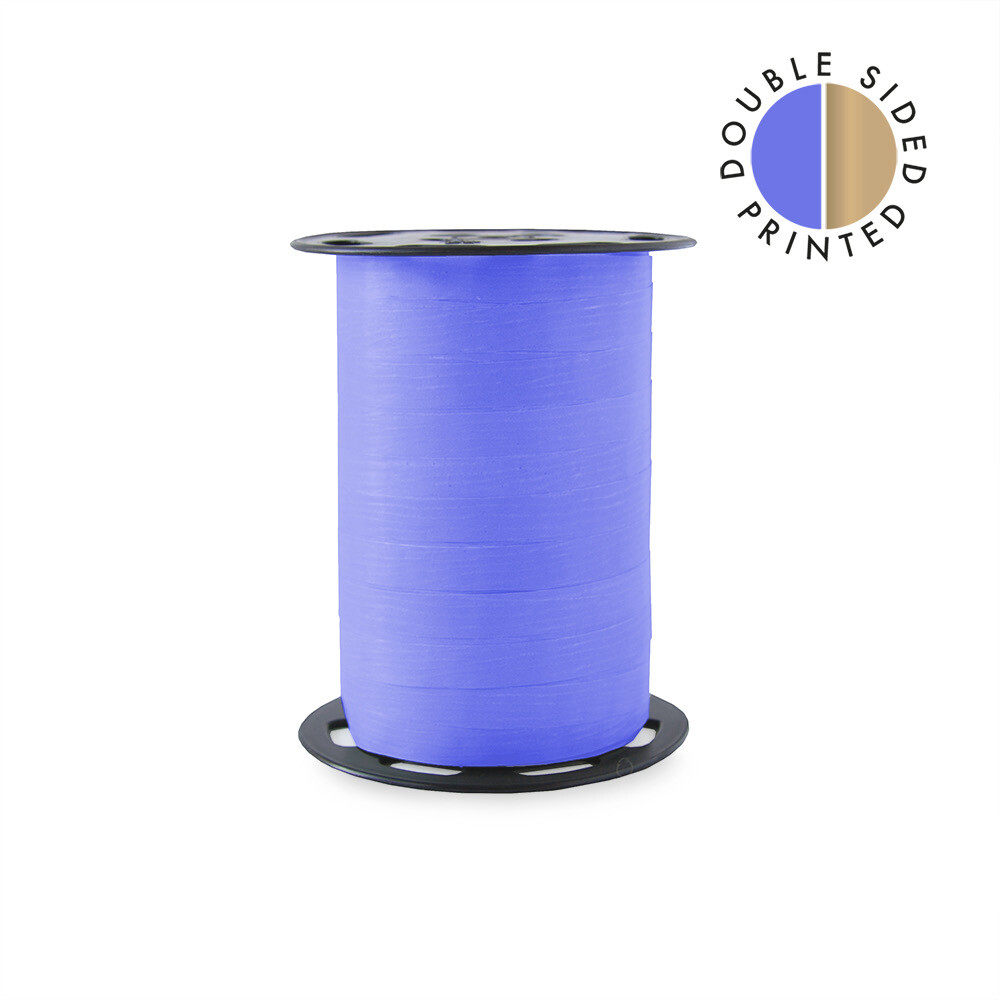 HOP - Lint - Paporlene - Uni - Indigo - Gold 10 mm x 5 Mtr