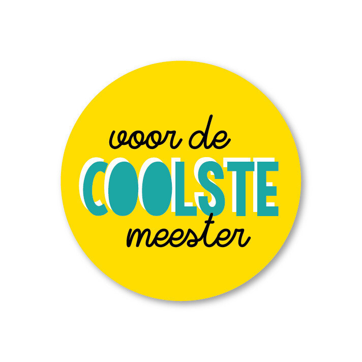 Studio Schatkist - Stickers | voor de coolste meester