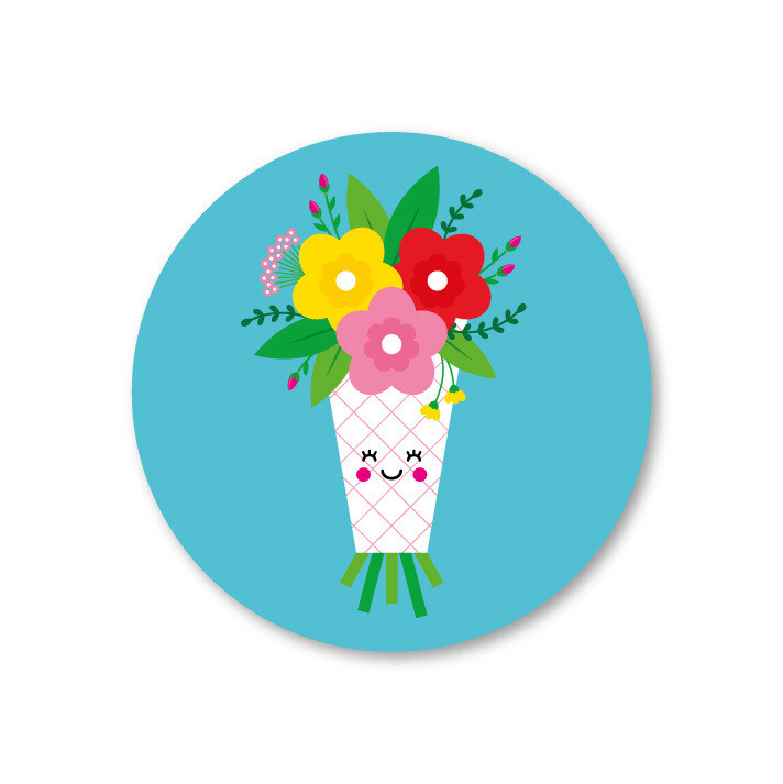 Studio Schatkist - Stickers | bloemenboeket Per 5 Stks