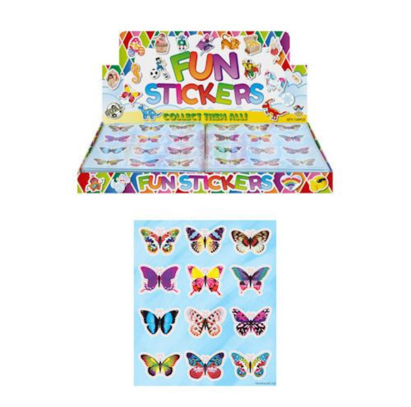 FUN STICKERS – MODEL: VLINDERS 10 stks