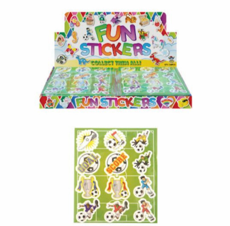 Trakteren - Stickervel Voetbal 10 stks