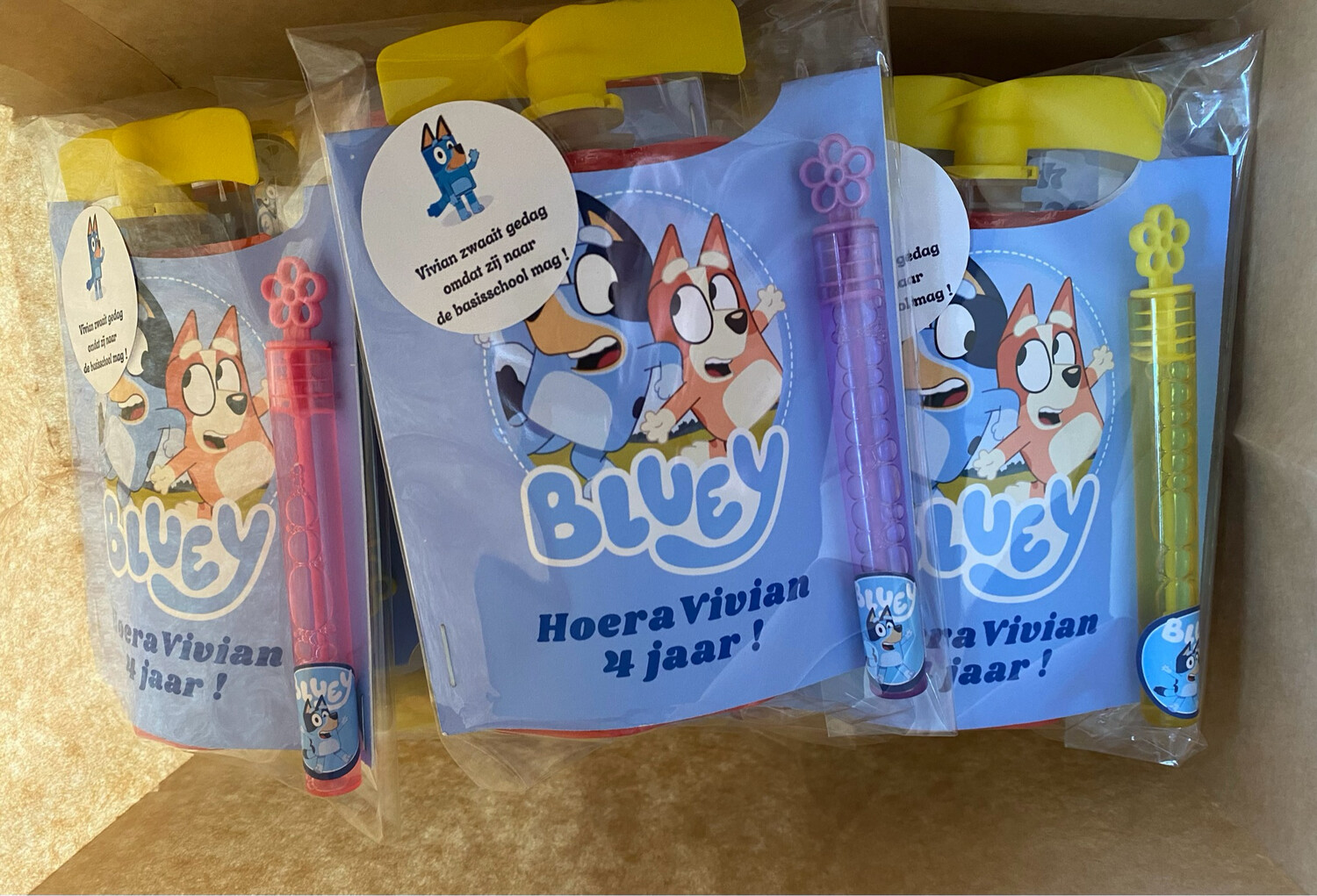 Voorbeeld Traktatie - Bluey Knijpfruit