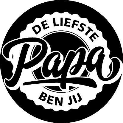 Kadosticker De liefste papa ben jij Per 10 Stks