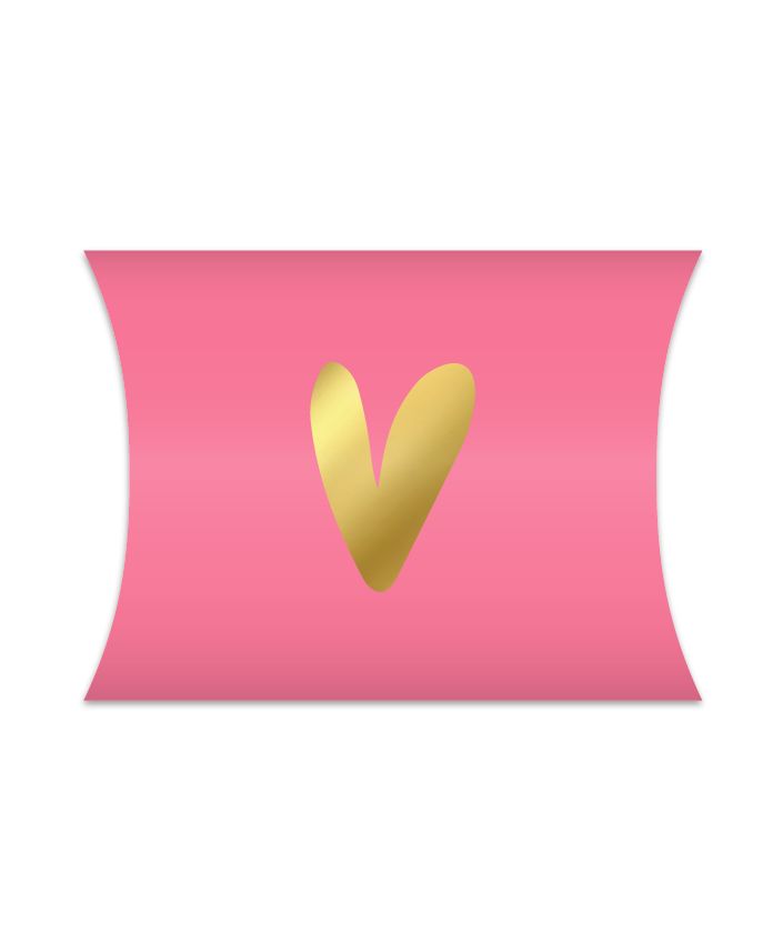 Cadeau - KP Design Gondeldoosje Hartje Roze Goud