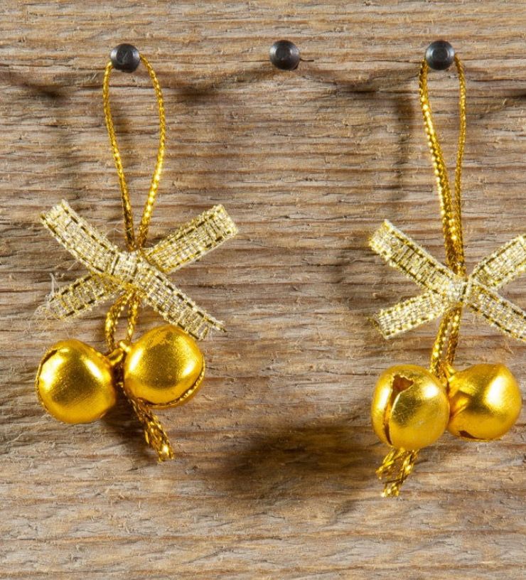 Kersthanger Belletje Goud Per Stuk