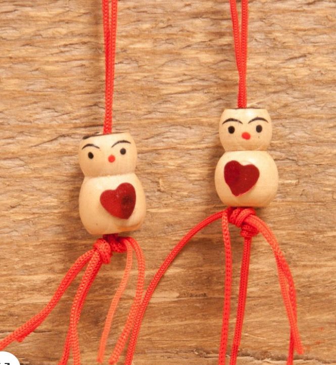 Gelukspoppetje met hart Per Stuk