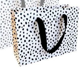 KP® Luxe papieren draagtas 32+12x25cm, 101 Dots Per Stuk KP® Luxe papieren draagtas 32+12x25cm, 101 Dots Per Stuk