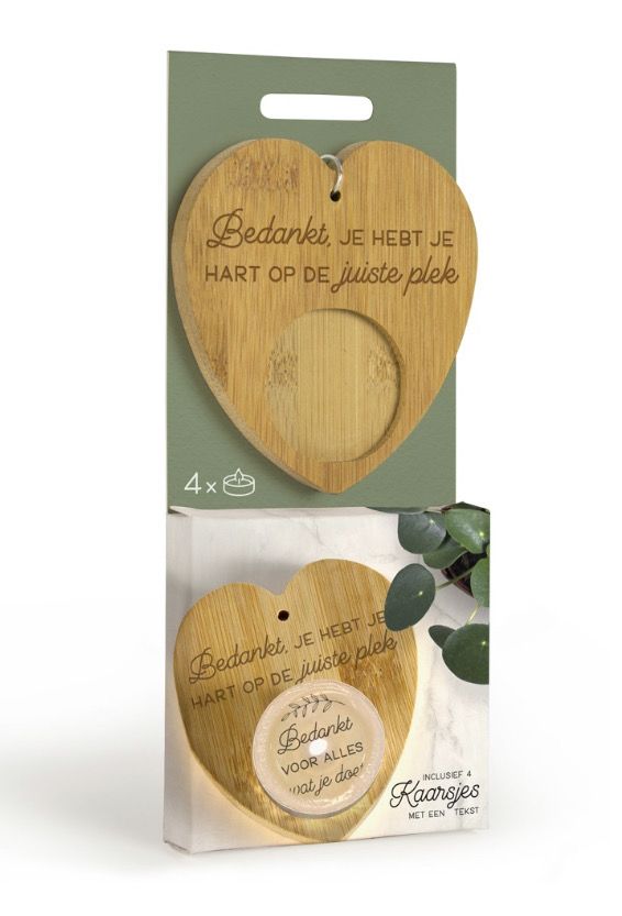 Miko Verrassingskaarsje - Bedankt Hart Op De Juiste Plek Miko Verrassingskaarsje - Bedankt Hart Op De Juiste Plek