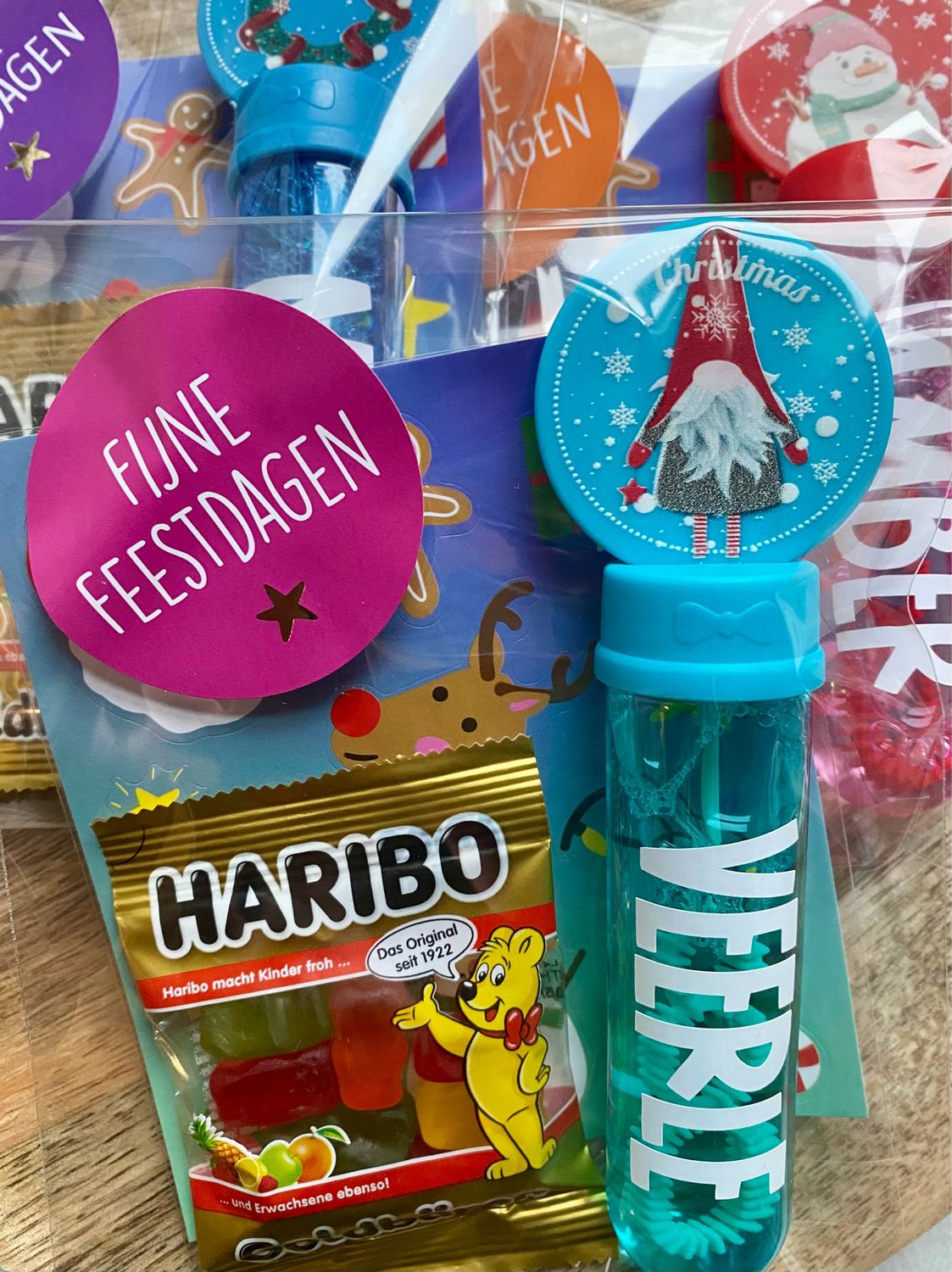 Kerstpakketje Kids Bellenblaas Naam Kerstpakketje Kids Bellenblaas Naam