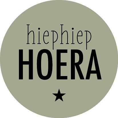 Kadosticker Hiep Hiep Hoera Army Green 10 Stks Kadosticker Hiep Hiep Hoera Army Green 10 Stks
