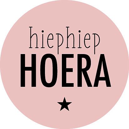 Kadosticker Hiep Hiep Hoera Ballerina Pink 10 Stks Kadosticker Hiep Hiep Hoera Ballerina Pink 10 Stks