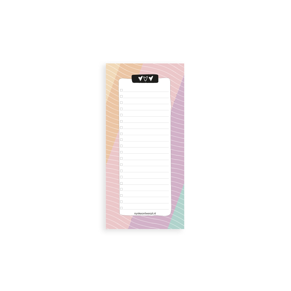 Nynke Ontwerpt - Notitieblok | Lijstje | Summer