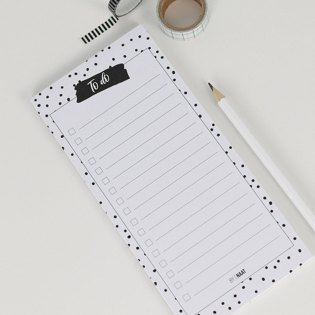 By Naat - Notitieblok To do By Naat - Notitieblok To do