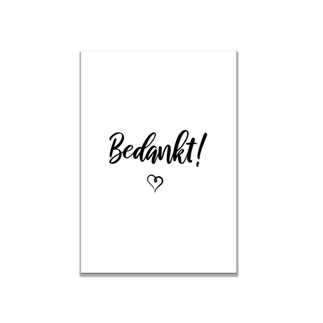 By Naat - MINIKAARTJE | Bedankt