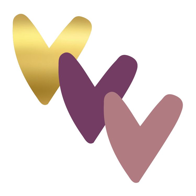 KP® Stickers - hart (3 varianten) 10 stks