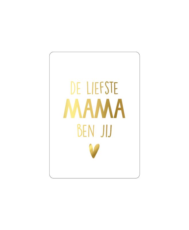 KP® MINIKAARTJES A7 - De liefste Mama ben jij