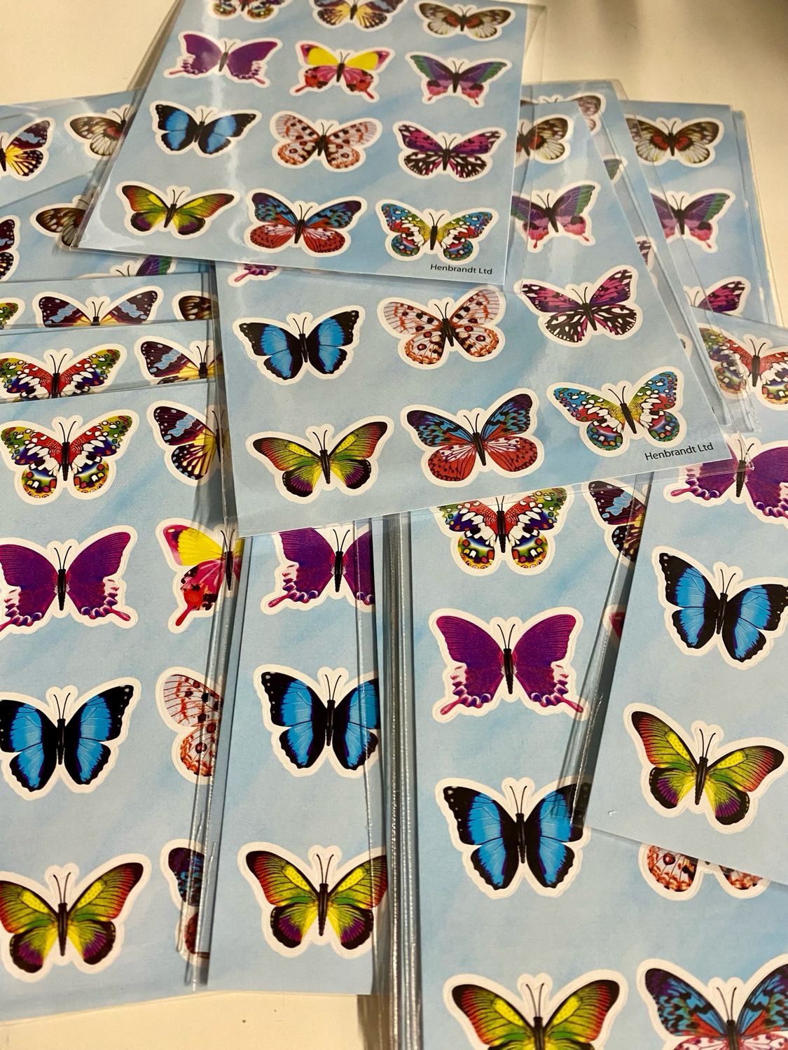 FUN STICKERS – MODEL: VLINDERS 10 stks
