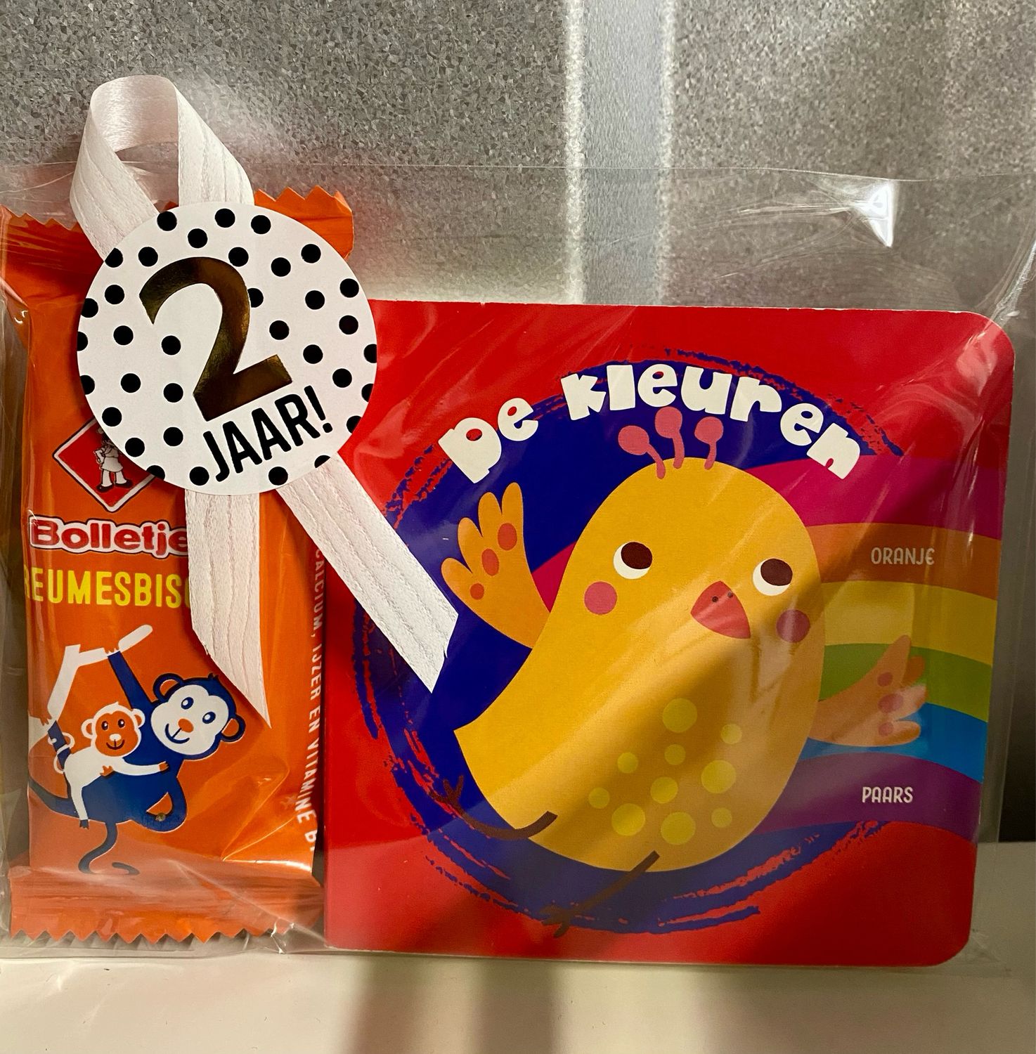 Traktatie Peuter/Kleurer Boekje Met Dreumes Biscuit of Rozijntjes