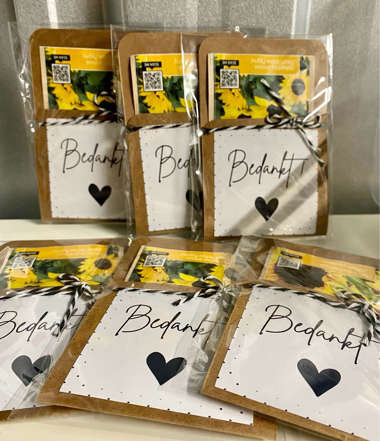 Bloemenzaadjes Geschenk Bedankt!