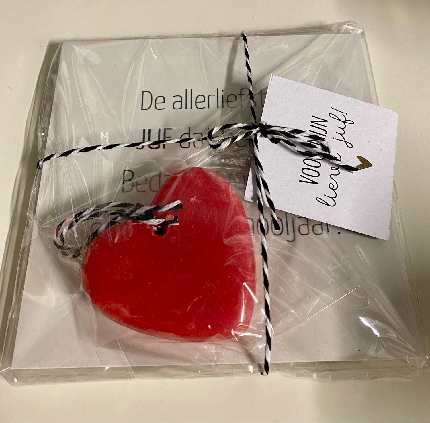 Cadeausetje Juf Forex Tegeltje En Zeepje