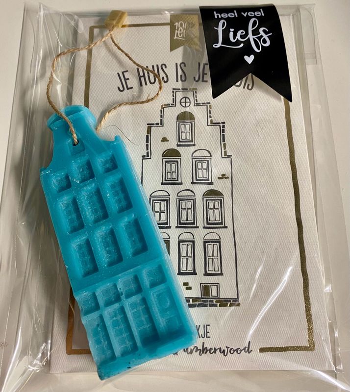 Cadeausetje Geurzakje 100% Leuk en Amber Hanger