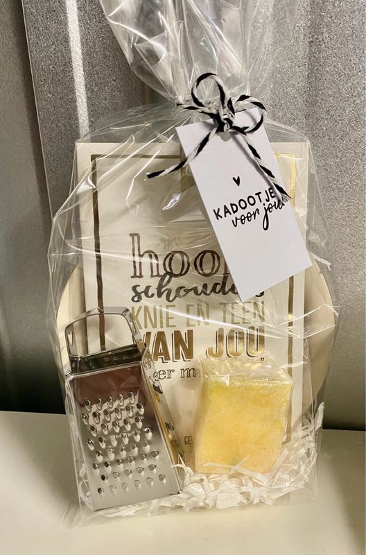 Cadeausetje Geurzakje 100% Leuk  Amberblokje Rasp Schaaltje