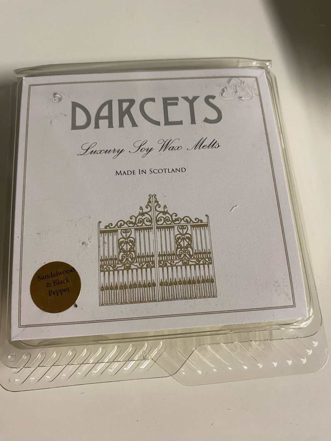 Darceys- ➡️ Geurwax Sandalwood & Black Pepper Uitlopend