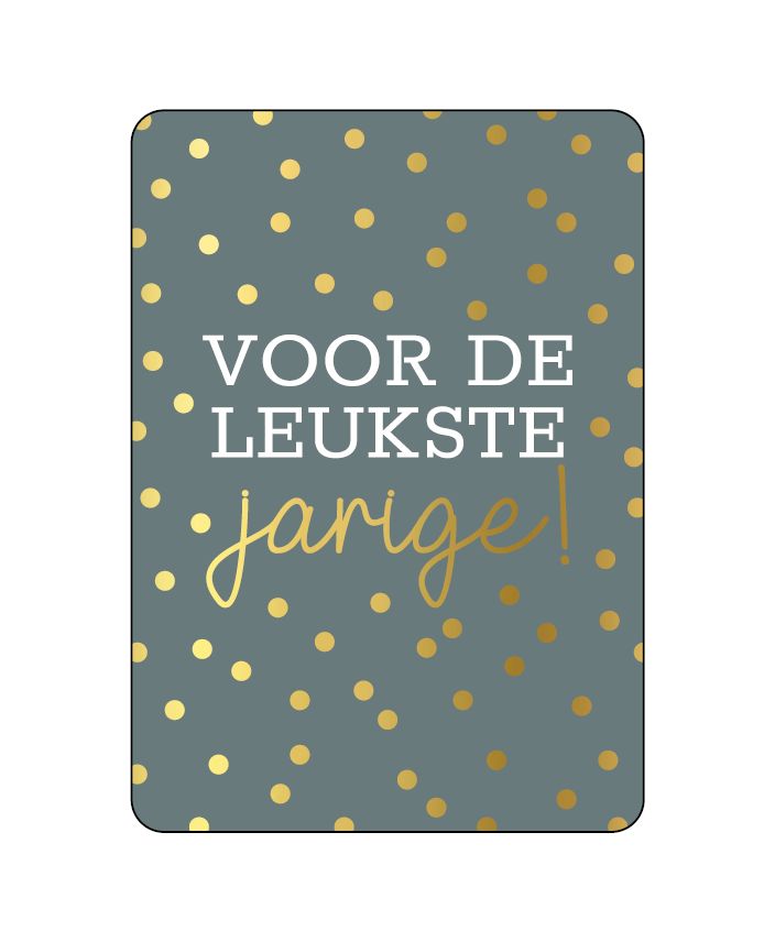 KP® Wenskaarten - Voor de leukste jarige KP® Wenskaarten - Voor de leukste jarige
