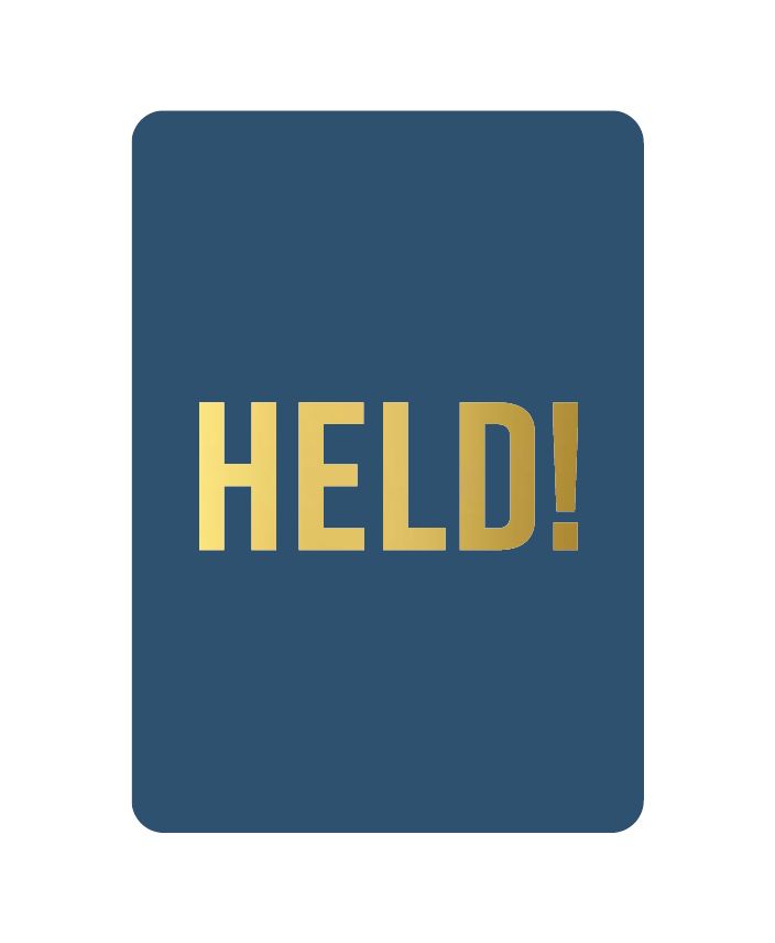 KP® Wenskaarten - Held (Donkerblauw) KP® Wenskaarten - Held (Donkerblauw)