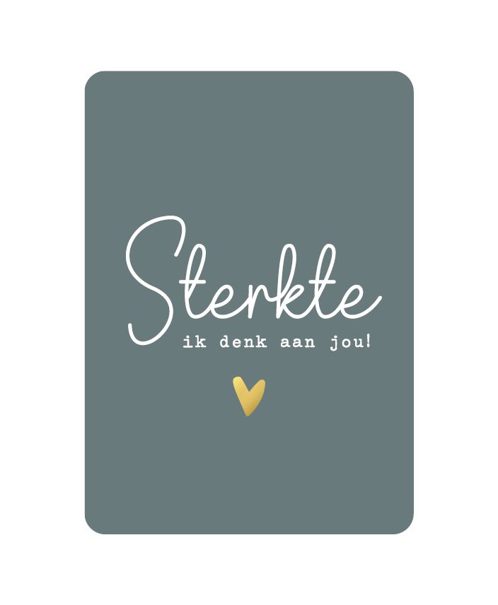 KP® Wenskaarten - Sterkte ik denk aan jou KP® Wenskaarten - Sterkte ik denk aan jou