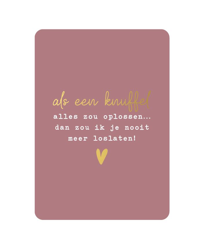 KP® Wenskaarten - Als een knuffel alles zou oplossen KP® Wenskaarten - Als een knuffel alles zou oplossen
