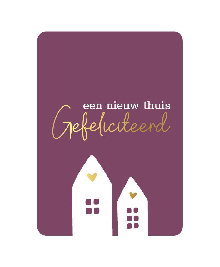 KP® Wenskaarten - Een nieuw thuis gefeliciteerd KP® Wenskaarten - Een nieuw thuis gefeliciteerd