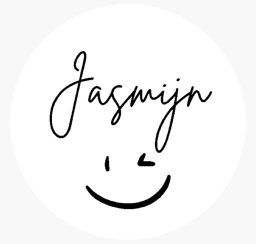 Gepersonaliseerde traktatiestickers rond 51 mm smiley hartje 10 stks