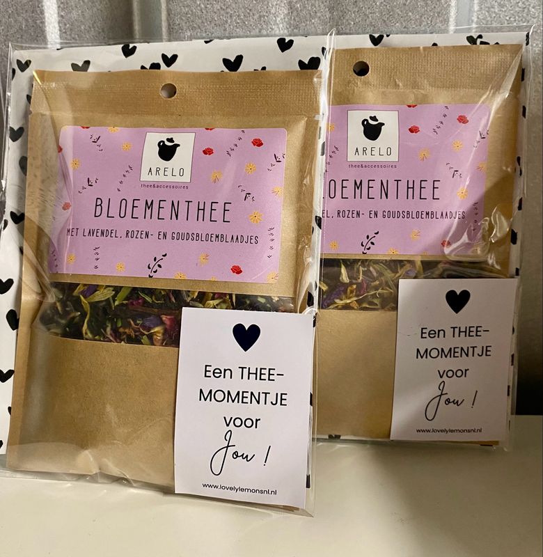ARELO Bloementhee zakje - 25 gram