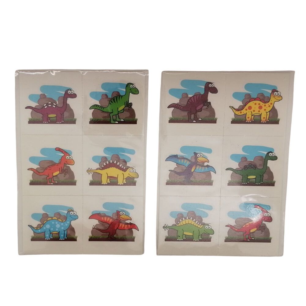 Trakteren : FUN TATTOOS - MODEL: DINOSAURUS 10 stks