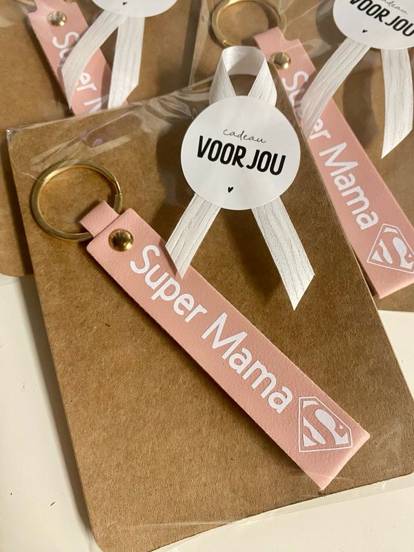 Sleutelhanger Super Mama