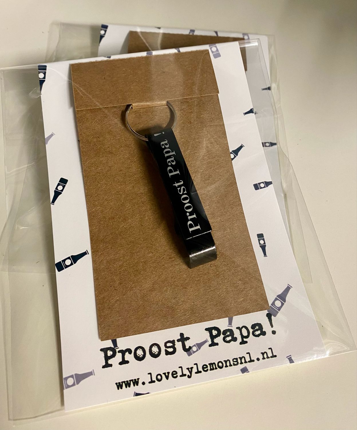 Geschenkje Proost Papa Opener