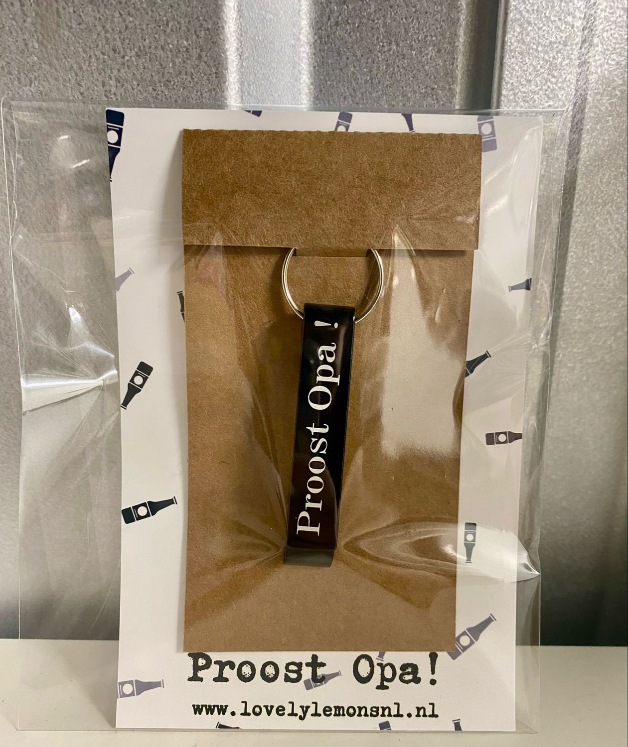 Geschenkje Proost Opa Opener