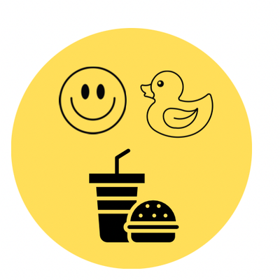 Smiley Food Figuren Badeendjes