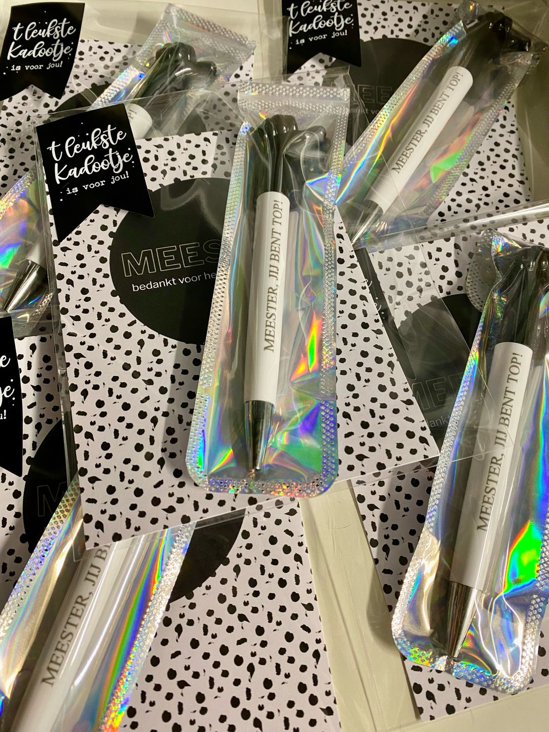 Cadeausetje Meester Pen en Invulkaart Nynke Ontwerpt Cadeausetje Meester Pen en Invulkaart Nynke Ontwerpt