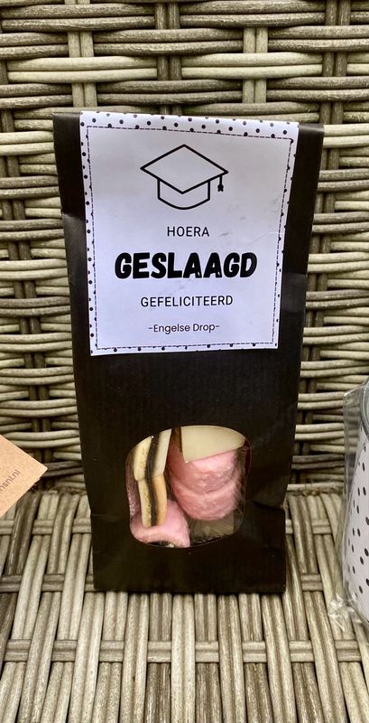 Blokbodemzakje Hoera Geslaagd