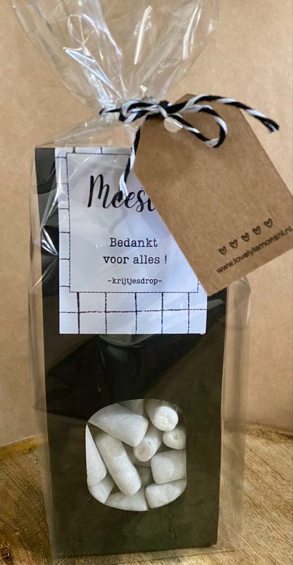 Blokbodemzakje Meester Bedankt