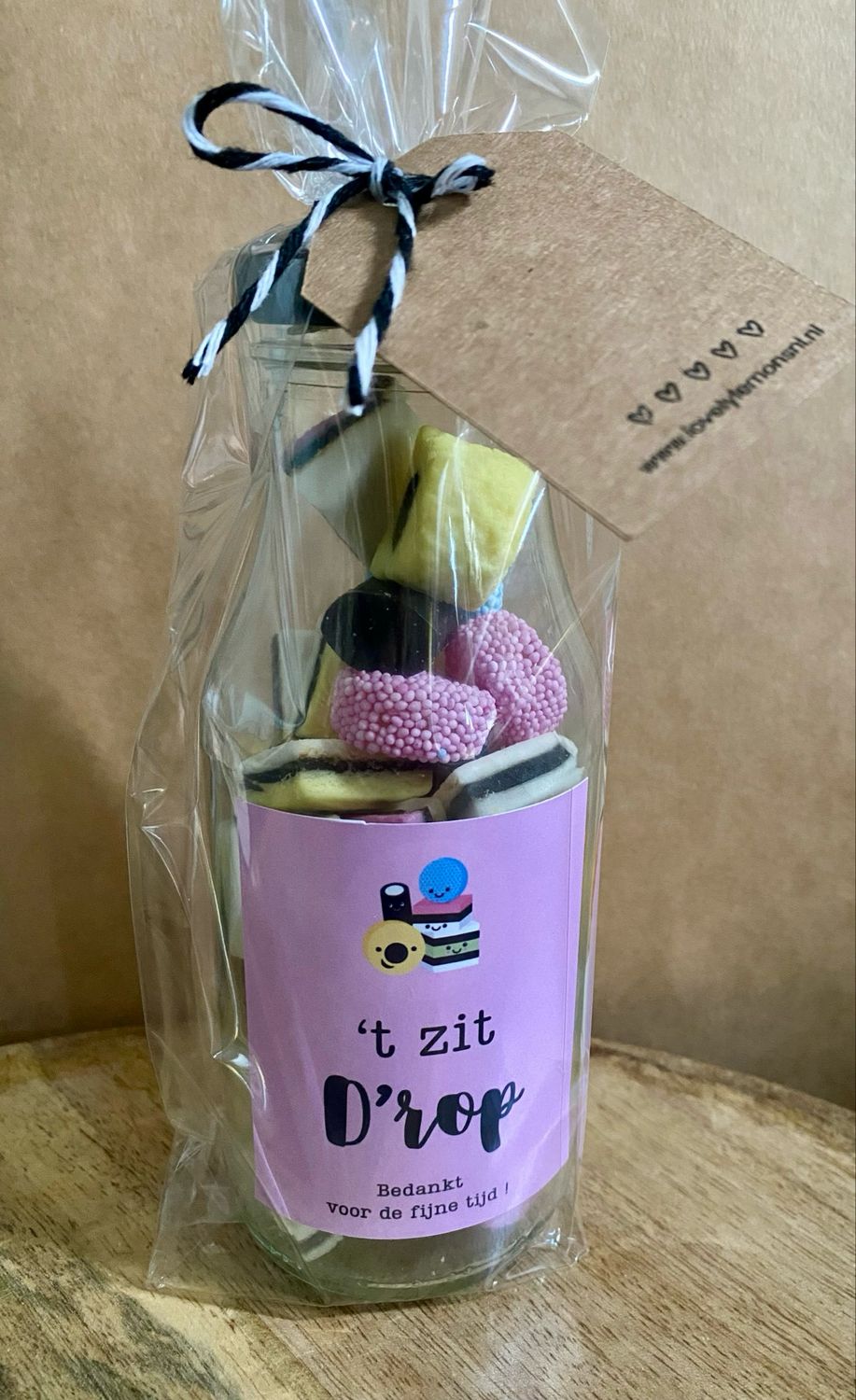 Snoepcadeau Het Zit D’Rop Flesje