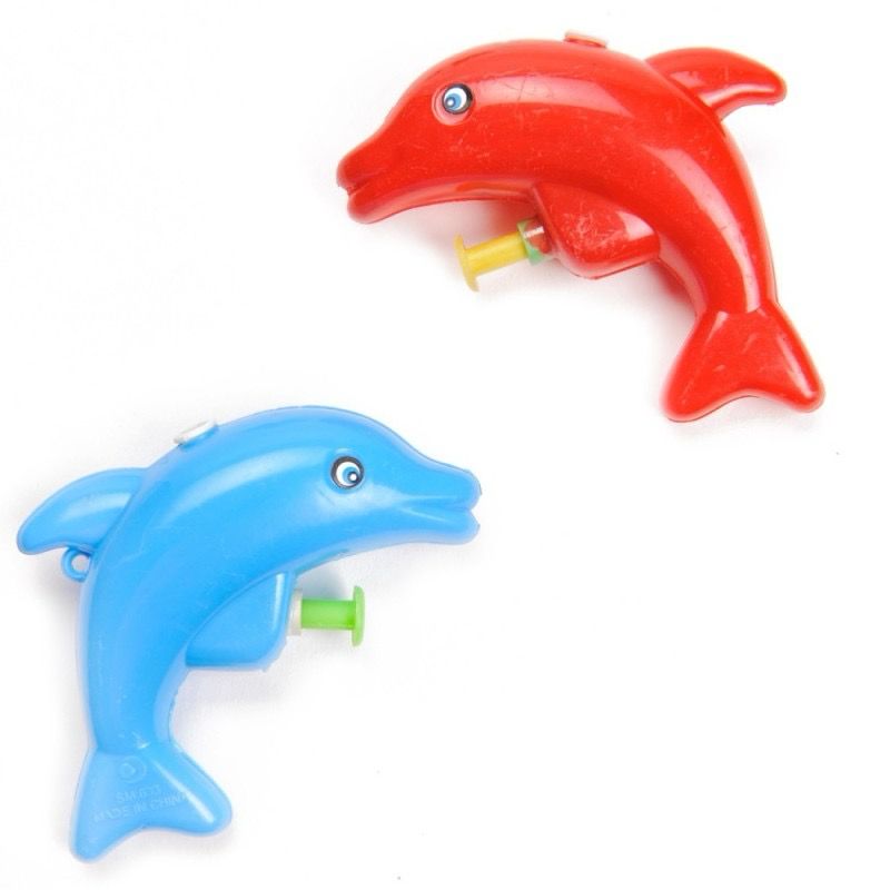 KLEINE DOLFIJN WATERPISTOLEN 9 CM Lang KLEINE DOLFIJN WATERPISTOLEN 9 CM Lang