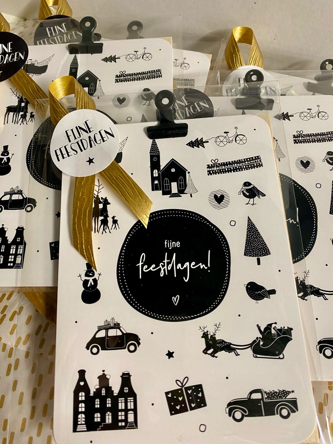 klembordje Met Kerst Kaartje Van Zoedt klembordje Met Kerst Kaartje Van Zoedt