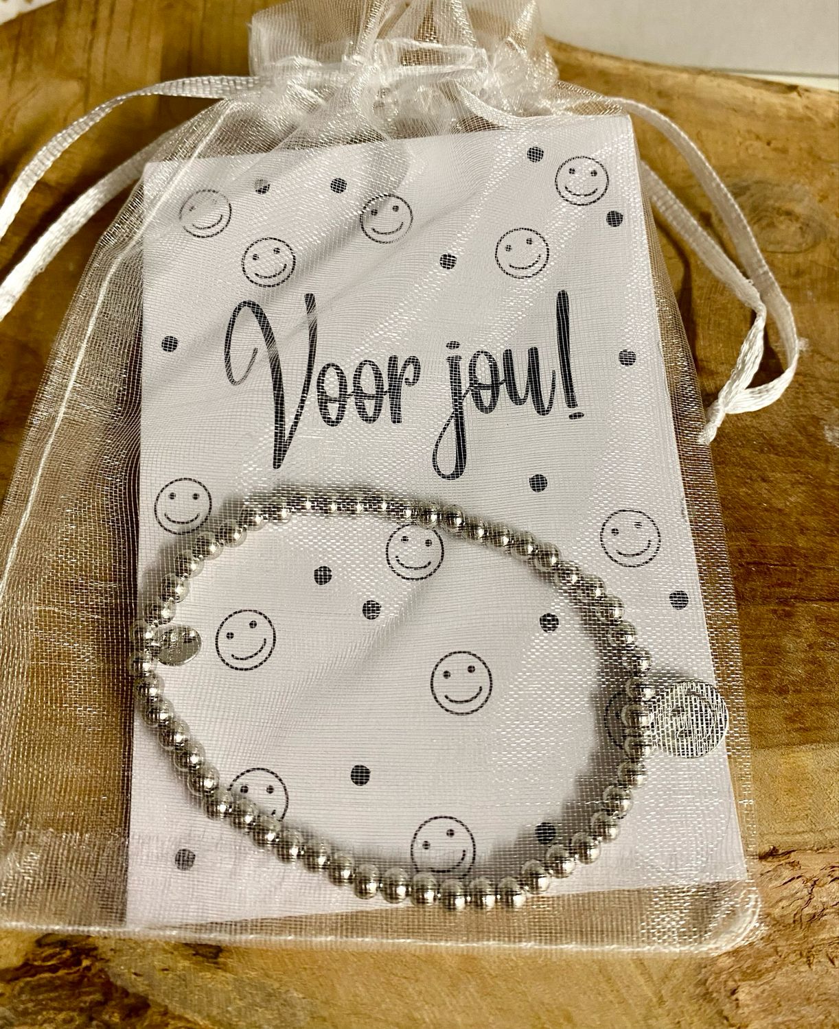 Cadeausetje Voor Jou Armband Met Bedel Smiley JE17850 - SILVER Stainless Steel Cadeausetje Voor Jou Armband Met Bedel Smiley JE17850 - SILVER Stainless Steel